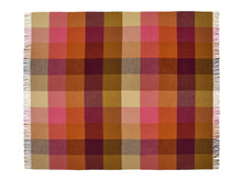Load image into Gallery viewer, St. David's Design Throws - Merino Lambswool - Made in UK: Burgundy
