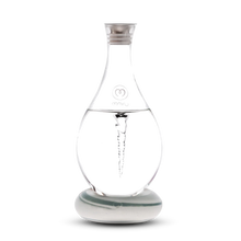 Load image into Gallery viewer, Swirl Structured Water Carafe: Graystone  Base
