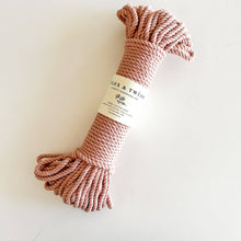 Load image into Gallery viewer, Flax &amp; Twine 5mm Brenn Twisted Cotton Rope: Parchment
