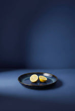 Load image into Gallery viewer, Handmade Stoneware Flat Side Plate | Edan 5.9": Matte Green/Shiny Green
