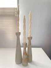 Load image into Gallery viewer, Candelabras set of 3 | Taper Candle Holder: Matte Black (Painted)
