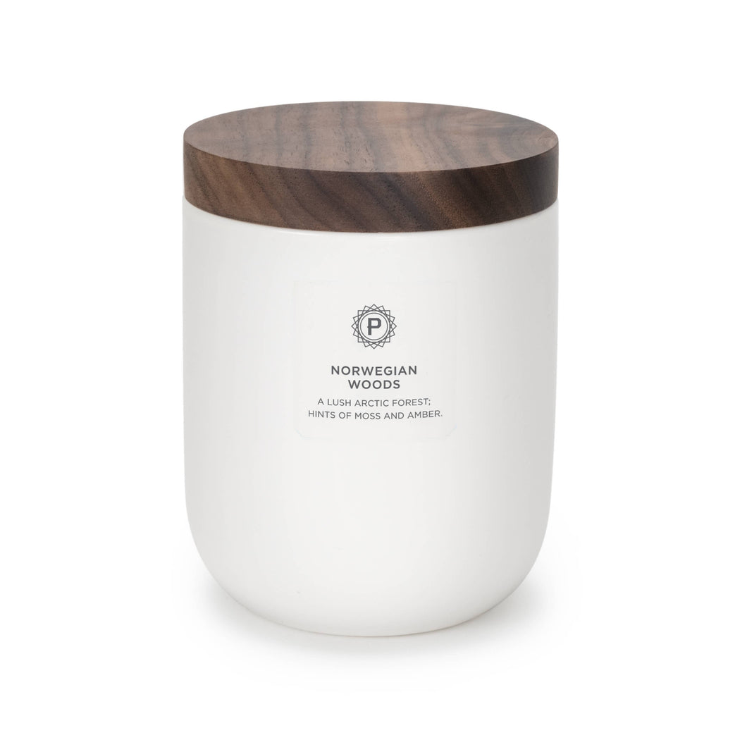 Norwegian Woods Ceramic Soy Candle 10.5 OZ (Cotton wick)