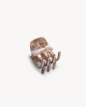 Load image into Gallery viewer, Mini Claw in Brown Shell Checker
