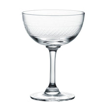 Load image into Gallery viewer, A Pair of Crystal Champagne Saucers All Designs: Ovals
