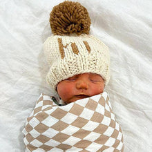 Load image into Gallery viewer, Hi. Pecan Hand Knit Beanie Hat Baby &amp; Kids: M (6-24 months)
