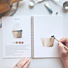 Load image into Gallery viewer, Baking watercolor workbook
