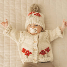 Load image into Gallery viewer, Mushroom Natural Cardigan Sweater Baby &amp; Toddler: 6-12 months
