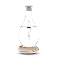 Load image into Gallery viewer, Swirl Structured Water Carafe: Graystone  Base
