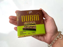 Load image into Gallery viewer, V-Gift Pistachio Praline Dubai Chocolate Bar: 1 Piece (100g)
