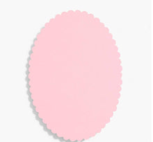 Load image into Gallery viewer, Archived Oval Scallop 4Bar Cards Bulk Pack (100 Pack): SF Softwhite
