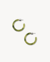 Load image into Gallery viewer, Mini Hoops in Algae
