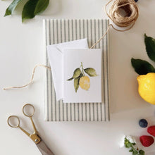 Load image into Gallery viewer, Lemon mini enclosure notecard
