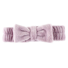 Load image into Gallery viewer, Plush Bow Headband - Lilac Ash

