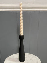 Load image into Gallery viewer, Taper Holder | Candle Holder | Candelabra 9”: White &amp; Gold
