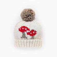 Load image into Gallery viewer, Mushroom Natural Beanie Hat for Baby, Kids &amp; Adults: S (0-6 months)

