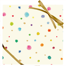 Load image into Gallery viewer, Colorful Watercolor Dots Stone Wrapping Paper
