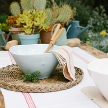 Load image into Gallery viewer, Bee Ceramic Serving Bowl: Bleu
