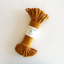 Load image into Gallery viewer, Flax &amp; Twine 5mm Brenn Twisted Cotton Rope: Parchment
