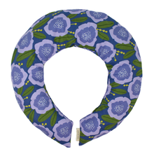 Load image into Gallery viewer, Aromatherapy Heat &amp; Cold Neck Wrap: 405 | Navy Fern / Lavender
