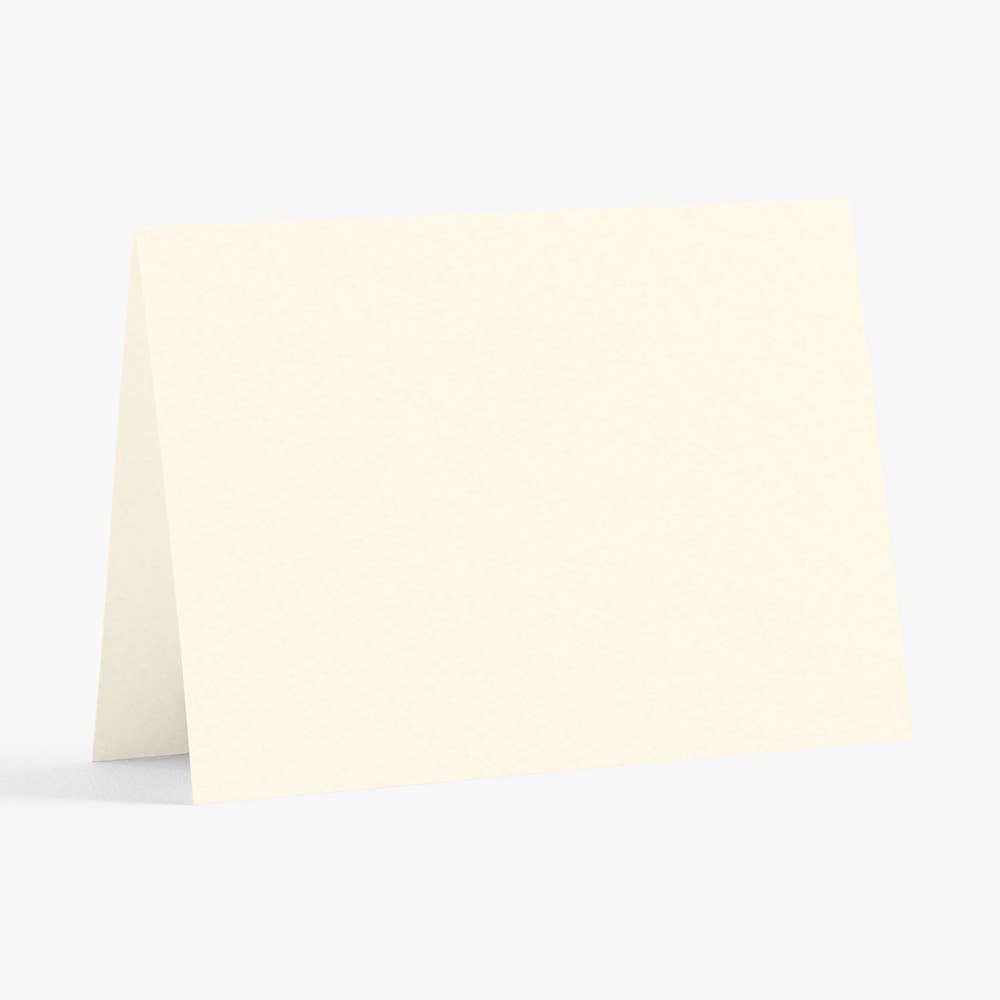 4 Bar Folded Note Card Bulk Pack (100 pack): Luxe White