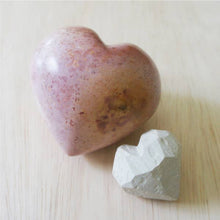 Load image into Gallery viewer, Large Heart Paperweight, Natural Stone
