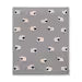 Grey Woolly Lamb 3D Organic Cotton Jacquard Knit baby Blanket