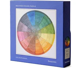 Roomytown - 500 Piece Round Jigsaw Puzzle - Colour Wheel