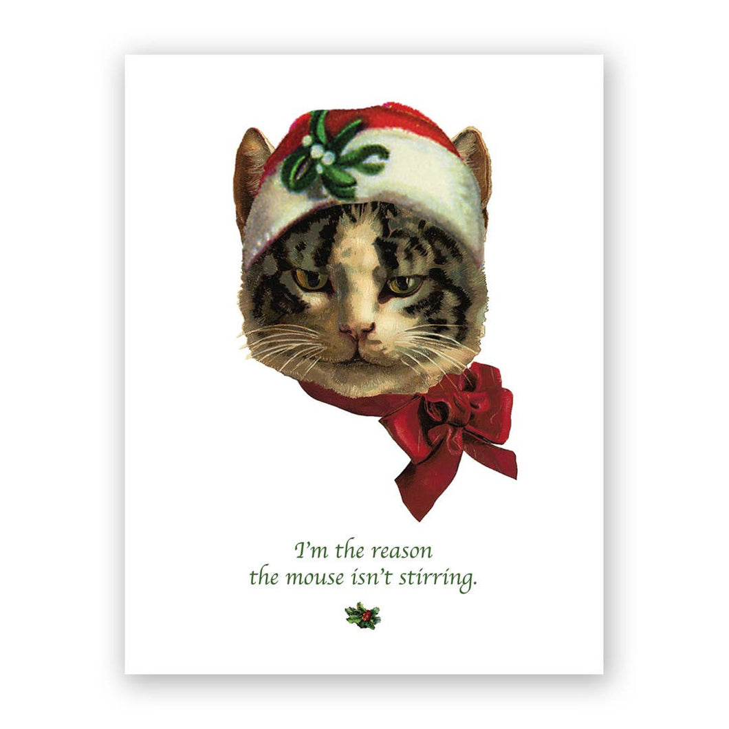 Cat's Christmas Holiday Card