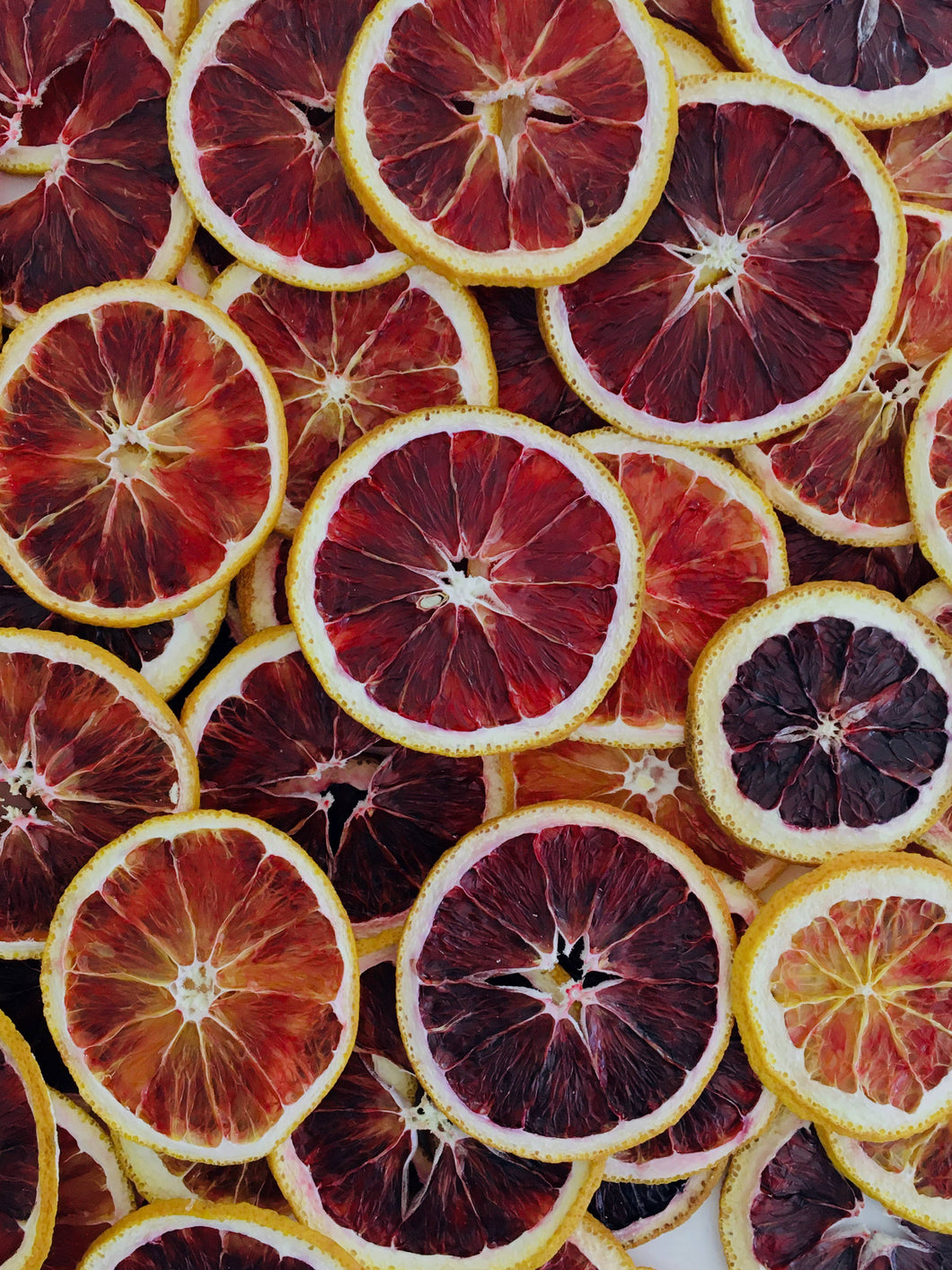 Organic Dried Blood Orange Wheels