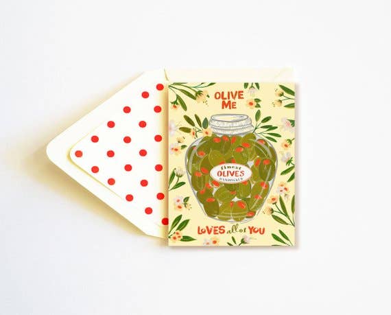 Olive Me Loves All Of You Card