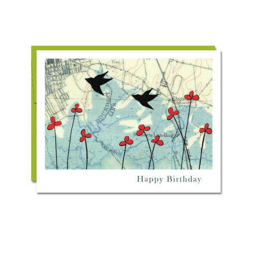 Birds Birthday Card