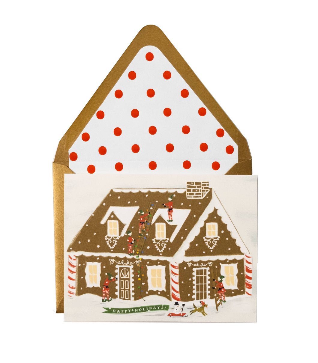 Gingerbread House Happy Holidays