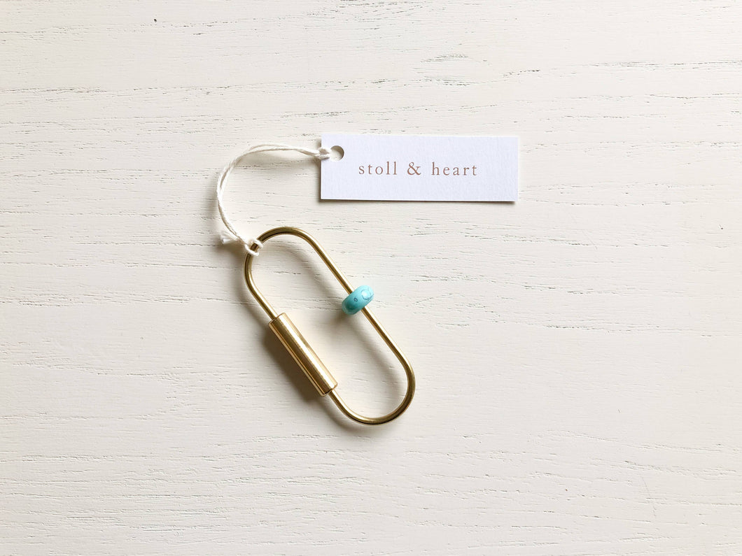 Keychain with a Purpose - Turquoise - Stone of Good Fortune