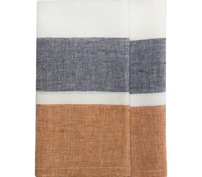 Caravan - Bold Stripe Towels Linen Rust