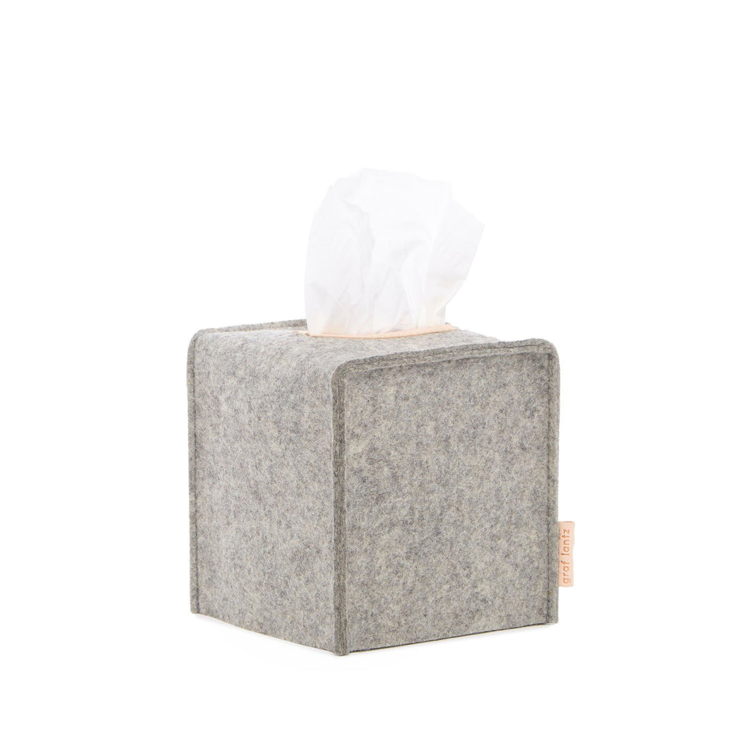 Tissue Box Cover felt small (Granite)
