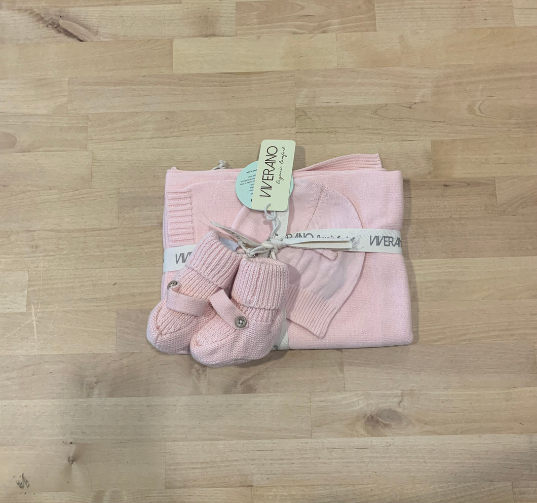 Newborn Luxe knit Set- Blush