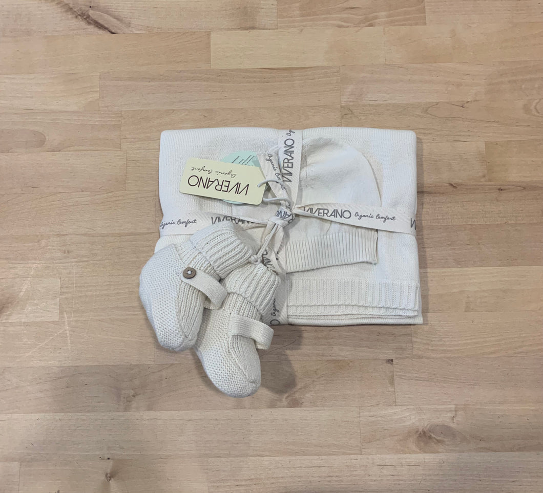 Newborn Luxe knit Set- Cream