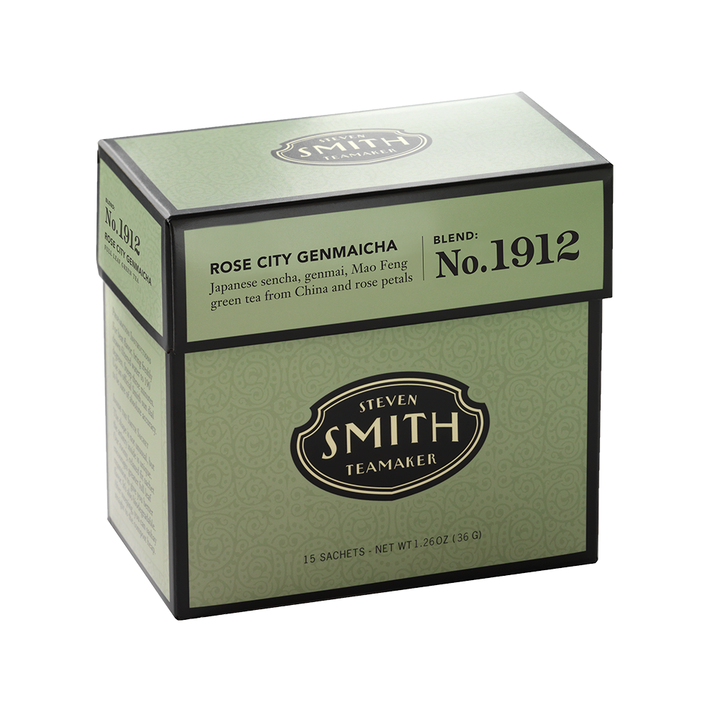 Smith Tea- Rose City Genmaicha Blended Green Tea