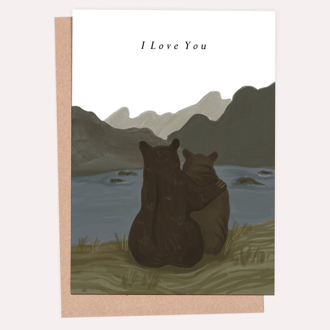 I Love You Bear Card