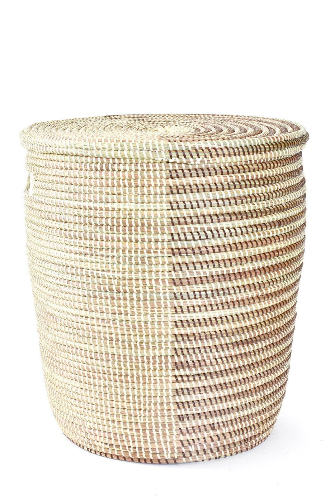 Cocoa and Cream Flat Lid Storage Basket
