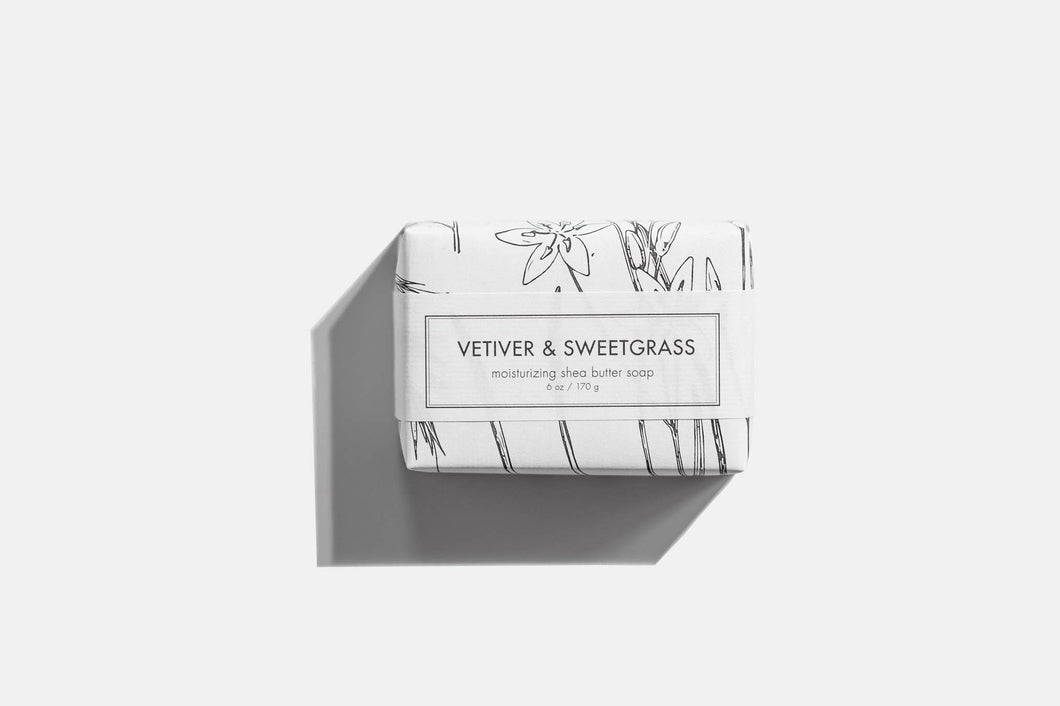 Vetiver & Sweetgrass Soap - Bath Bar