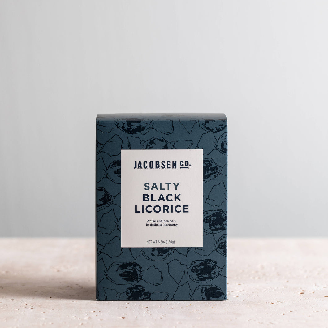 Salty Black Licorice - Pure Sea Salt Licorice Candy