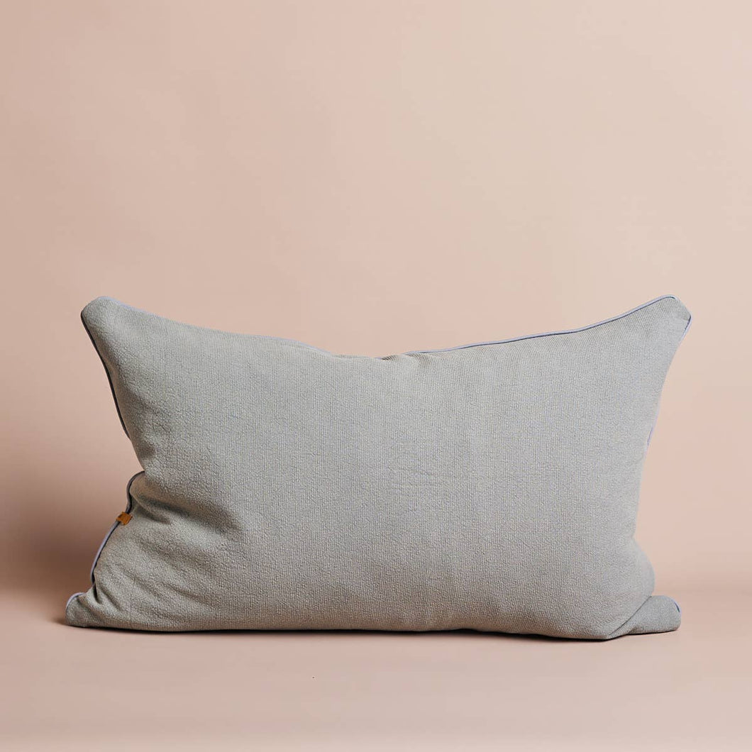 Vintage Wash Cotton Cushion | Olive